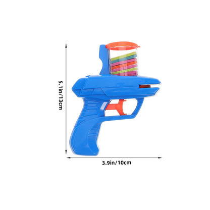 TOYANDONA 2pcs Soft Foam Flying Disc Shooter for Boys and Girls Launchers with Soft Discs Interactive Outdoor Toy for Backyard Fun Family Gatherings and Park Activities