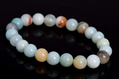 Avicrafts Amazonite Bracelets, Balance, Unisex, Yoga Chakra, Gemstone, Amazonite Jewelry Genuine natural stone, semi precious stone bracelet Gift