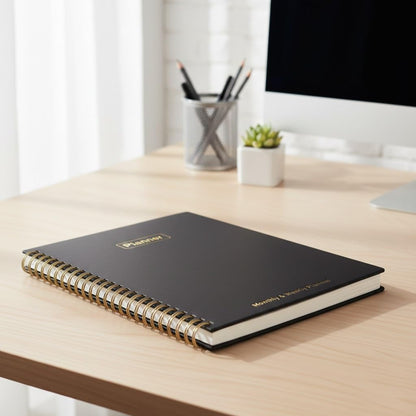 2026 Planner, 8.5" x 11" Weekly and Monthly Large Calendar Planner, Letter Size, Jan - Dec 2026, Hardcover Daily Agenda and Organizers for School Essentials & Office Supplies