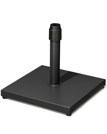 JOINHOM 45lbs Patio Umbrella Base - Heavy Duty Outdoor Patio Market Umbrella Stand for Deck, Poolside, Balcony, Wind-Resistant Design,Black