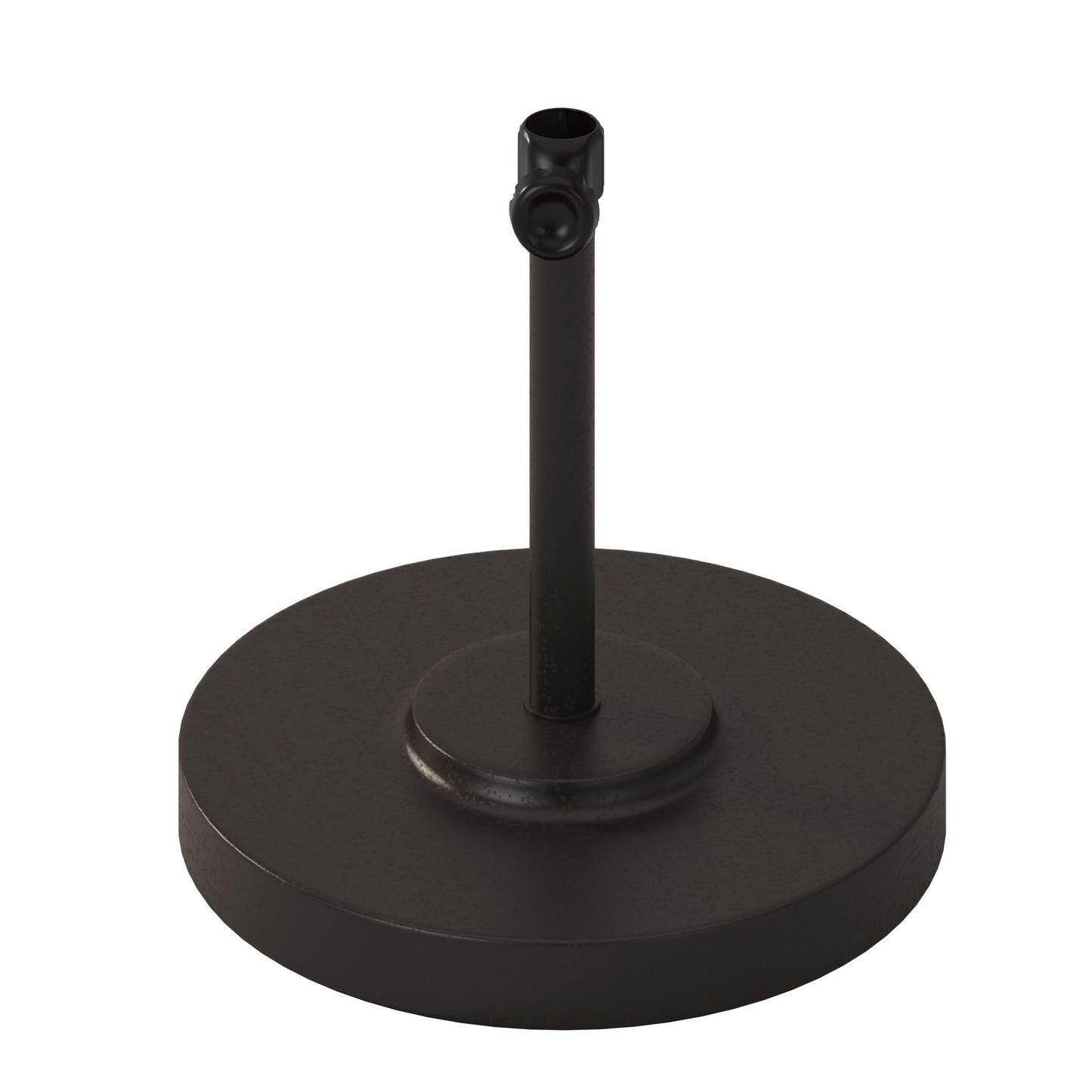 California Umbrella 50 Lb. Weighted Concrete Premium Patio Umbrella Base, Fits Up to 1.5" Diameter Umbrella Pole, Bronze