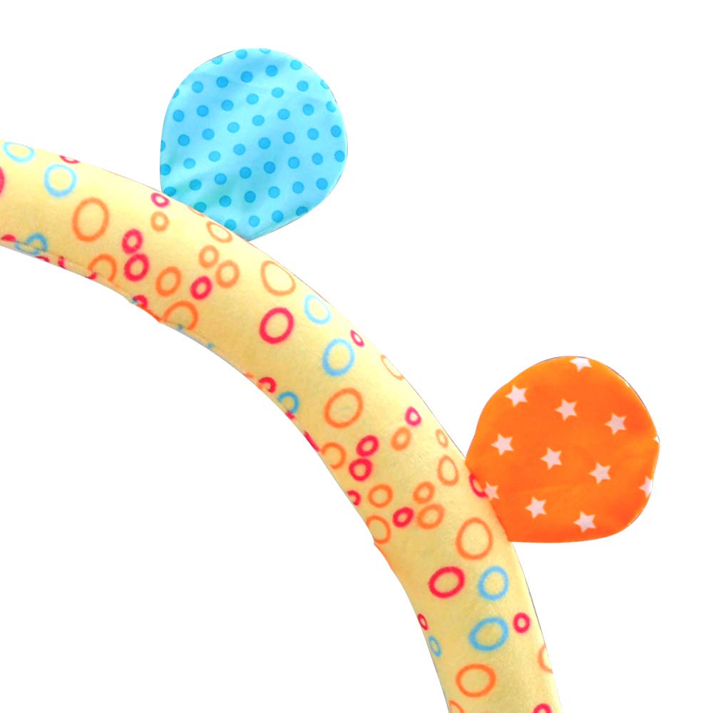 Caterbee Travel Arch Bassinet Toys for Infant & Toddlers, Baby Crib Stroller Accessory & Pram Activity Bar Toy for Senses and Motor Skills Development Indoor and Outdoor