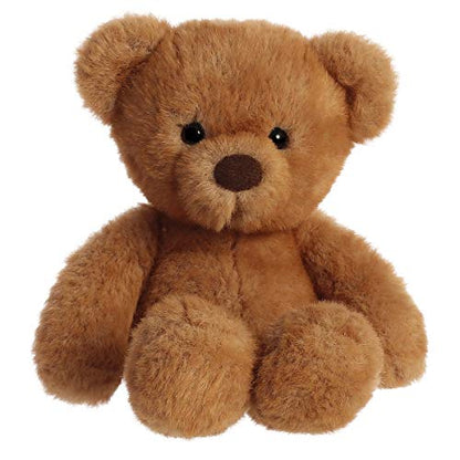 Aurora® Snuggly Softie Bear™ Stuffed Animal - Comforting Companions for Imaginative Play - Perfect for Kids, Adults, Birthdays, and Anniversaries - Brown 6 Inches