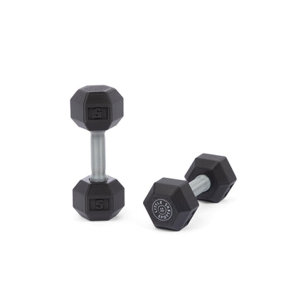 Little Spotters Dumbbell Rattles Set, 2 Pieces, Realistic Looking, Lightweight and Great Sensory Play Toy for Baby Showers and Fitness Loving Parents, 3+ Months, Black, PLA Plastic