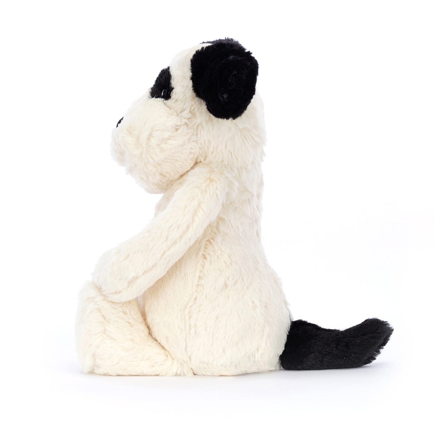 Jellycat Bashful Black and Cream Puppy Stuffed Animal, Medium 12 inches - Dogs and Puppies Plush Toy - Classic Children's Gift