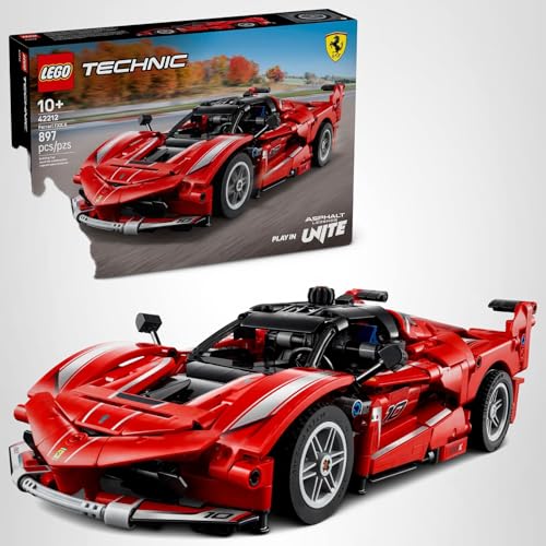 LEGO Technic Ferrari FXX K Toy Car - Building Toy for Girls & Boys, Ages 10+ - Cool Birthday Gift for Kids - Race Car Model for Play & Display - 42212