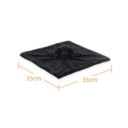 Apricot Lamb Black Labrador Security Blanket for Babies, Soft Loveys for Baby Boy and Girl, 14 Inches for Infant and Toddlers