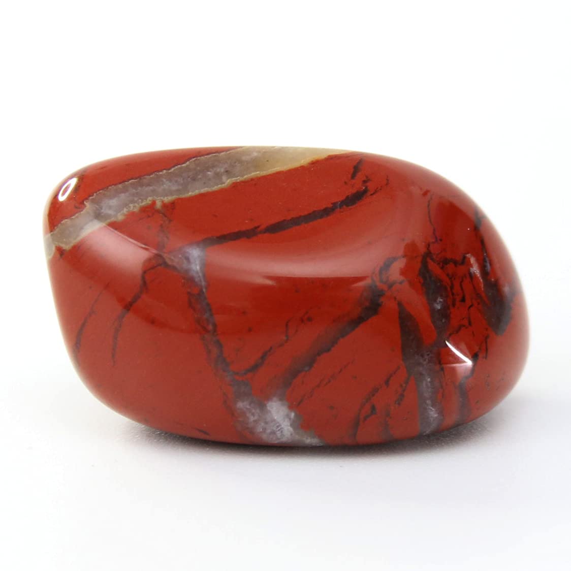 Tumbled Polished Natural Red Jasper Stones, Crystals and Healing Stones Quartz Bulk for Wicca, Reiki, Healing Energy, Chakra Stones, Witchcraft Supplies(10Pcs)