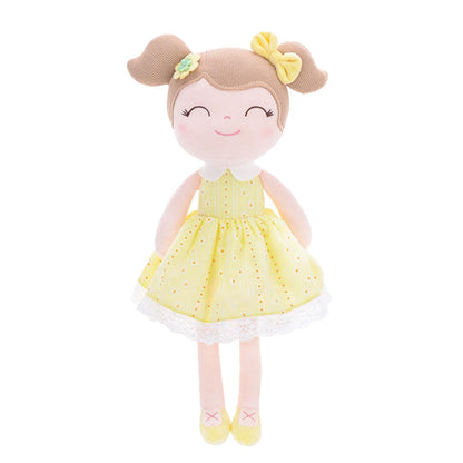 Gloveleya Baby Girl Spring Plush Doll – Soft Snuggle Doll, Cute Toddler Gift with Gift Box, First Baby Doll for Girls, Birthday, Christmas & Holiday Present