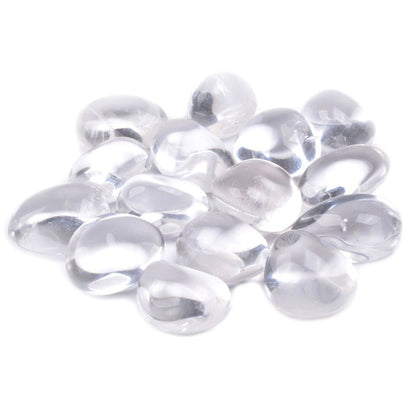 100 Grams Clear Quartz Tumbled Polished Natural Crystal Healing Pocket Stones Rock Collection