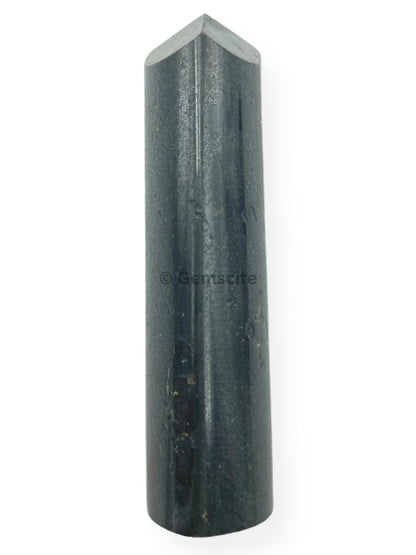 WholesaleGemShop 3 Inch (70 mm) Gemstones Black Tourmaline(3 -facet) Obelisk Tower Jumbo Facet Aura Rock Crystal Natural Polished Earth Wand Spirit