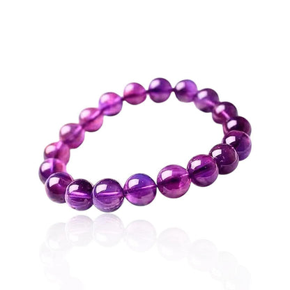 Natural Amethyst Healing Bracelet – Handmade Gemstone Jewelry for Stress Relief, Protection, Spiritual Balance & Chakra Alignment – Spiritual Gift for Women & Men, Birthday & Special Occasions