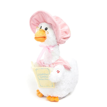 Cuddle Barn – Mother Goose Animated Stuffed Animal Reads Nursery Rhymes, 14”