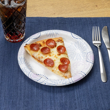 Great Value Disposable Paper Plates, 8.5", 100 Count