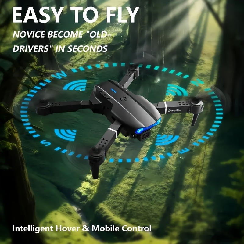 Beginner Friendly Drone, Remote-controlled Drone Model (including Battery): E88, E99, And S2, E99 Non Camera Version with Foldable Design. E88 And E99 Have Different Model Options, While S2 Is Equipped with An Upgraded Brushless Motor. Equipped with