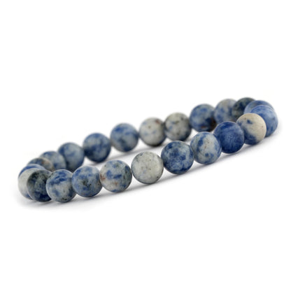 Lapis Lazuli Semi Precious Natural Gemstone 8MM Bracelet Unisex