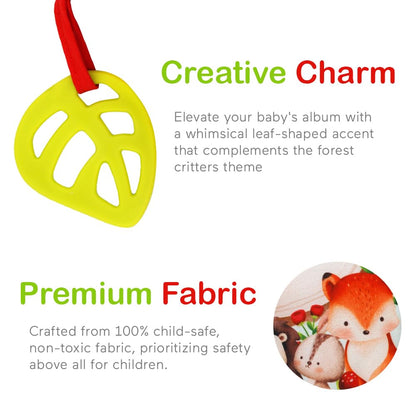 Urban Kiddy™ Baby's My First Family Album | Soft Photo Cloth Book Gift Set for Newborn Toddler & Kids (Woodland)