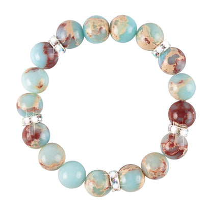liagza Healing Bracelet For Women Anxiety Crystal Bracelet Chakra Beaded Bracelets Rose Quartz Crystals And Healing Stones Yoga Bead Bracelet Calming Stretch Bracelet Stress Relief Gifts For Women