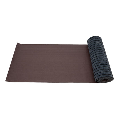 MuChaIOAK 6m/20Fft Non-Slip Carpet, Floor Protector Rug Mat, Stair Hallway Runner Rug Large Size Protective Stair Cover, Indoor Carpet for Bedrooms Living Rooms Balconies Entryways Stairs (Black Grey)
