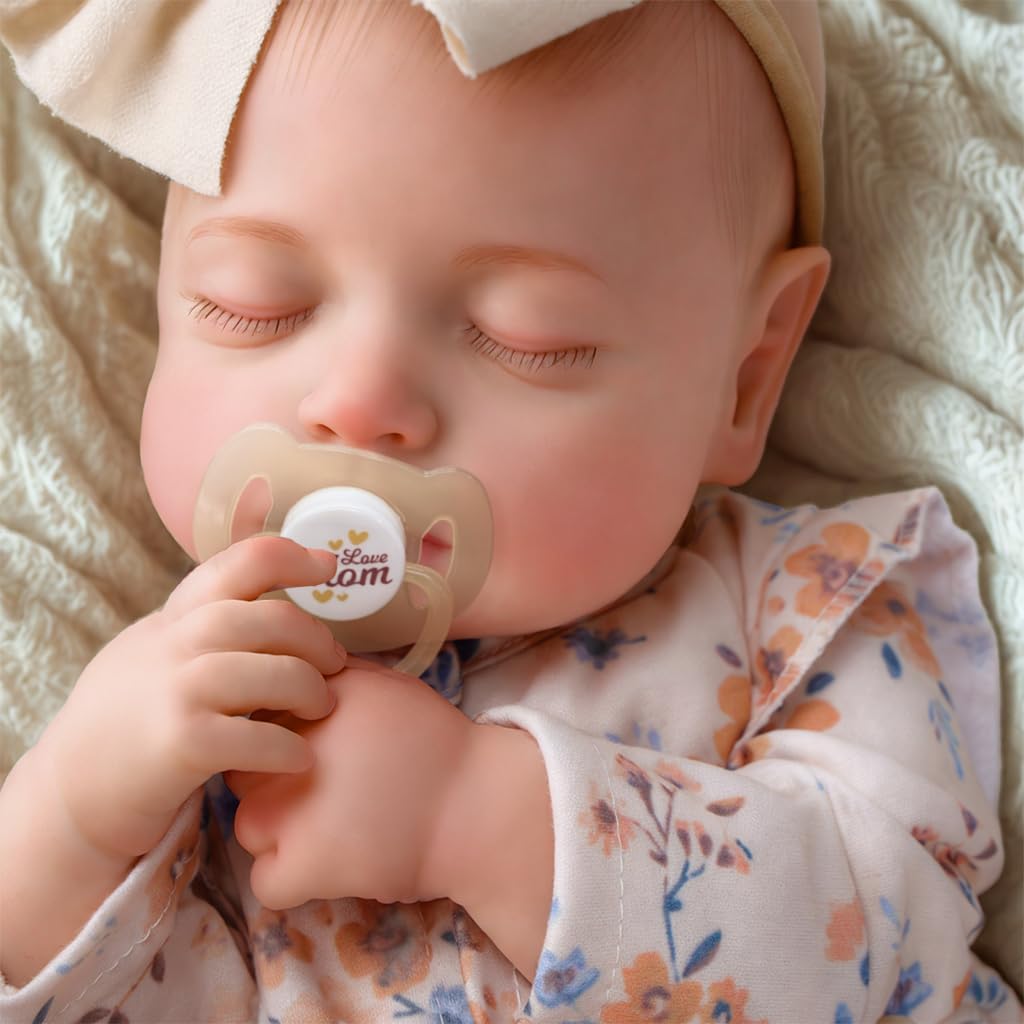 BABESIDE Reborn Baby Dolls - 20 Inch Realistic Newborn Dolls, Real Life Baby Girl with Weighted Cloth Body Gift Toy for Age 3+