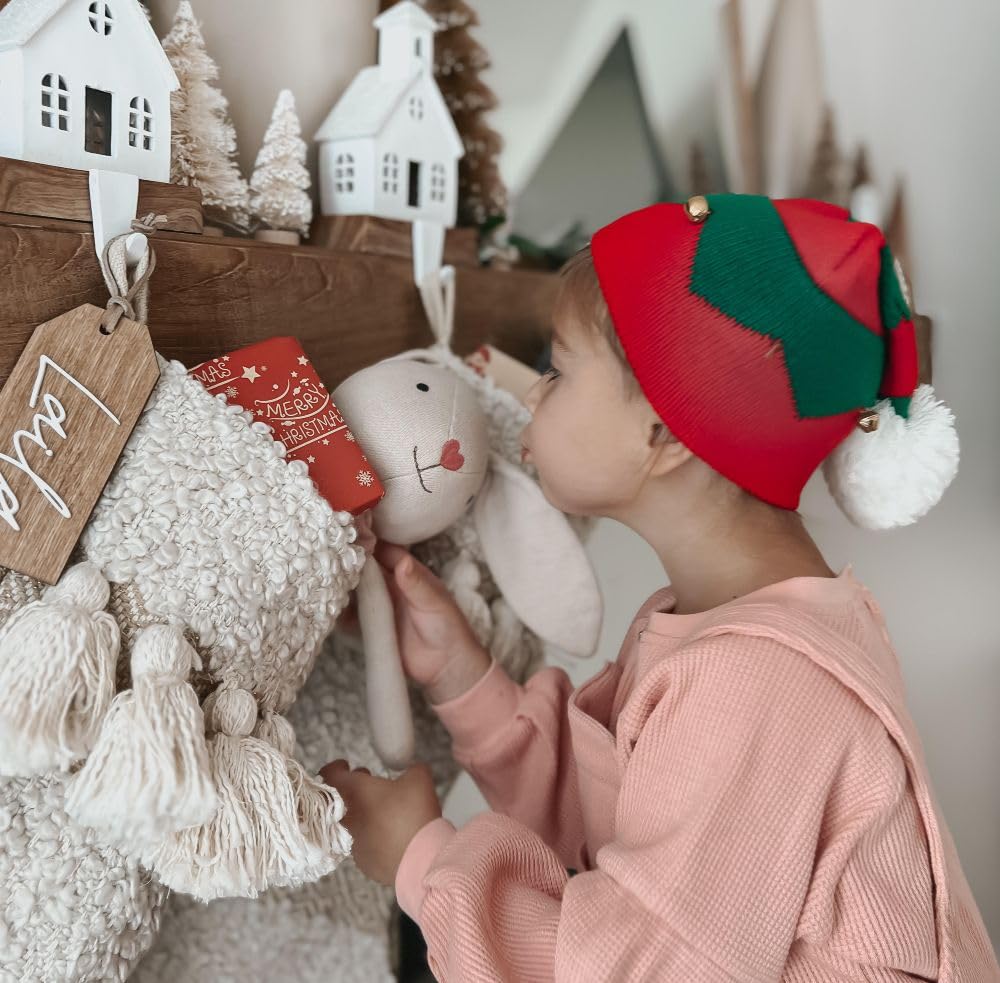 Apple Park Kids Knit pals 16.5" Soft Toy | Non-Toxic, Hypoallergenic, 100% Organic Cotton for 0m+ | Stuffed Animal (Luella)