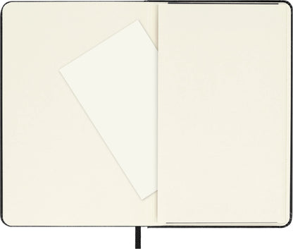 Caderno Clássico, Preto, Capa Dura, Sem Pauta, Tamanho Bolso