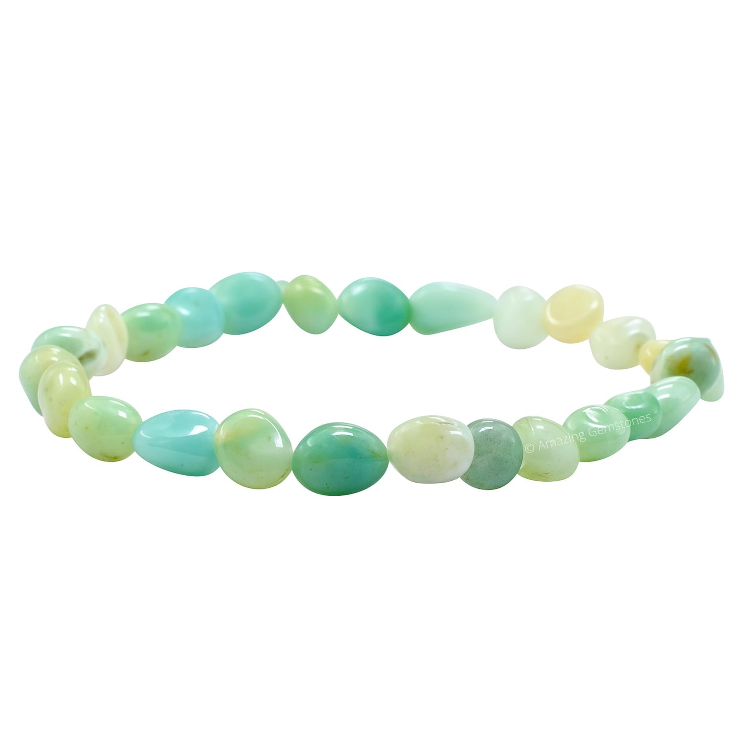 Amazing Gemstone Amazonite Bracelet for Women Men's Gifts - Chakra Protection Mens Bracelet - Amazonite Crystal Tumbled Stone Bracelet Gemstone Beaded Bracelet Pulseras Para Hombres Mujer Christmas