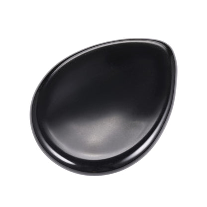 CrystalTears Black Obsidian Crystal Worry Stone Thumble Polished Healing Crystals Pocket Palm Stone Thumb Worry Stones for Anxiety Stress Relief Crystal Therapy