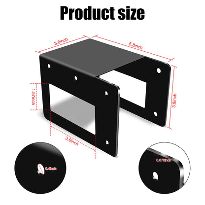 Zhitaoxun 4 Pack Firewood Log Storage Rack Bracket,Indoor Outdoor Adjustable Heavy Duty Powder Coated Steel Holder,Fireplace Wood Storage, Log Holder