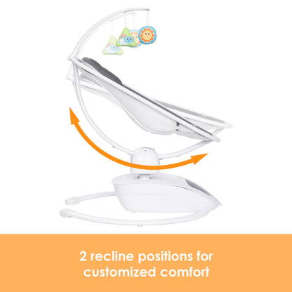 Baby Trend NuMotion Infinity Swing – 5 Motion Modes, Touchscreen Control, Remote, Multi‑Position Recline & Hanging Toys – Dash Grey