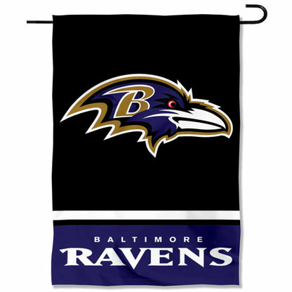 Baltimore Ravens Double Sided Garden Flag