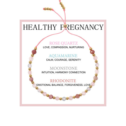 Flvkev Pregnancy Must Haves Bracelet, Announcement Pregnancy Gifts For Expecting New Mom, First Time Mama Gifts for Pregnant Women 1st Time Mom To Be Spiritual Mothers Day Gift (style 1)