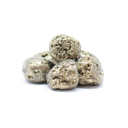 Pachamama Essentials Pyrite Tumbled from Peru - Fools Gold - Healing Stone - Pirita - Reiki (1)