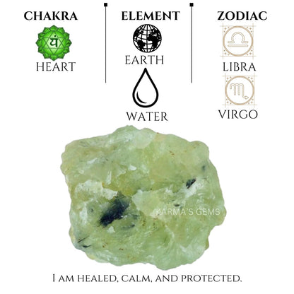 Crystals, Rocks, Jade, Crystals and Healing Stones, Witchcraft Supplies, Healing Crystals, Stones, Healing Stones, Rock Collection, Agate, Raw Stones (Prehnite, 2 Pcs)