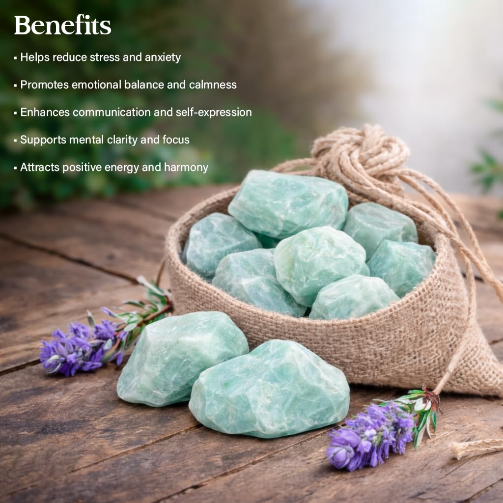 Crocon Amazonite Rough Bulk Natural Stone Raw Gemstone Tumbling Cabbing Polishing Gem Mining Chakra Balancing Reiki and Crystal Healing Good Luck Home Office Size : 1 LB