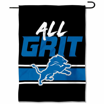 Detroit Lions All Grit Garden Flag Double Sided Banner