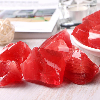 Red Quartz Raw Crystals, Large 1.25-2.0" Healing Crystals Natural Rough Stones Crystal for Tumbling, Cabbing, Fountain Rocks, Decoration, Polishing, Wire Wrapping, Wicca & Reiki