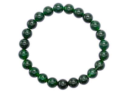 Amazing Gemstone Jade Bracelet, Green Jade Stretchable Beaded Bracelet, Unisex Adult Gift, 7 to 10.5 Inches