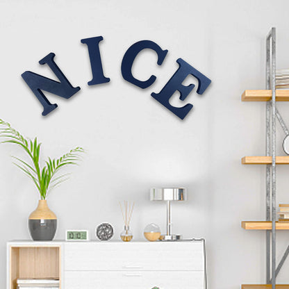 AOCEAN 4 inch Black Wood Letters Unfinished Wood Letters for Halloween Decorative Standing Letters Slices Sign Board Decoration for Craft Home Party Projects (B)