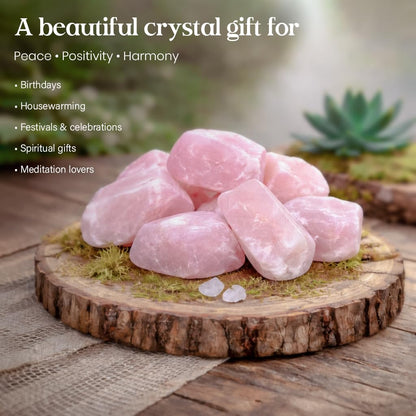 "300+ Carats, 1 Pc Rose Quartz Rock Rough Stone 4050 mm Raw Crystals Rock Crystals and Healing Stones Rough Gemstones Rock Collection for Beginners Used as Crystal Therapy, Meditation, Reiki"