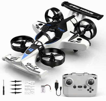 WAWALOL RC Flying Car and Airplane Toy, Toys for Boys and Girls, Jet-Style Helicopter Drone with 360° Flip Capability, Stunt Racing Aircraft, Gifts for Boys and Girls Ages 4, 6, 8, and 12