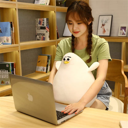 DEYI 26/40cm Simulation Mother Hen Doll, Funny Fat Chicken Plush Toys, Cute Cartoon Chicken Pillow, Creative Gift (40.cm)