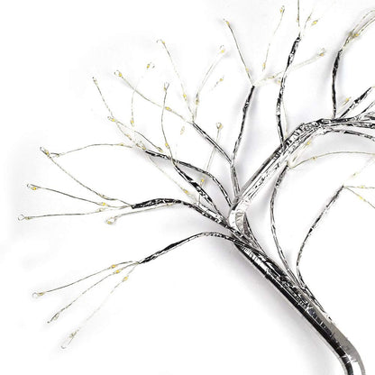 Lake Industries 20" LED Firefly Tree Lights | Bonsai - Bedroom, Desk Top, Table Lamp Decoration | USB/Battery Operated | Touch Switch | DIY Adjustable Branches | Home Party Holiday | Warm Lighting