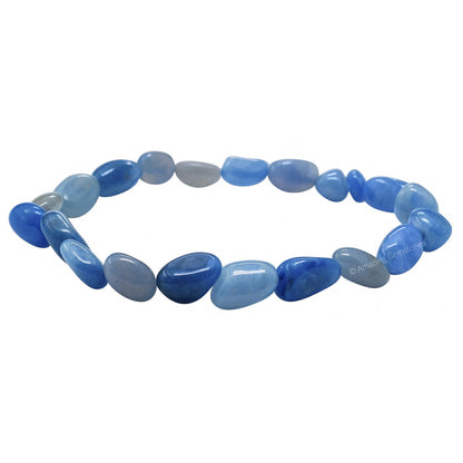Amazing Gemstone Blue Aventurine Bracelet - Chakra Protection Mens - Aventurine Crystal Tumbled Stone Bracelet Gemstone Beaded Pulseras Para Hombres Mujer Christmas Stocking Stuffers