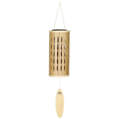 Woodstock Chimes Signature Collection, Aloha Solar Chime, 28'' Natural Decor Designs - Solar Chimes Wind Chimes for Outdoor, Patio, Home or Garden Décor (ACSN)