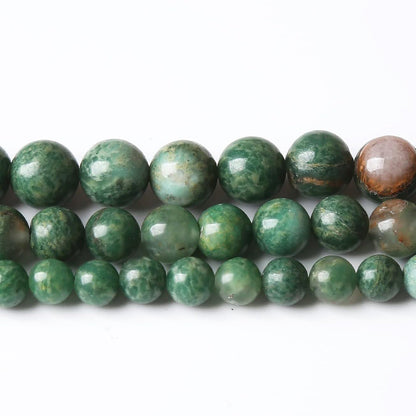 48PCS 8MM Rhyosite Stone Beads Energy Healing Beads for DIY Jewelry Bracelet Necklace Making for Jewelry Making15Inch