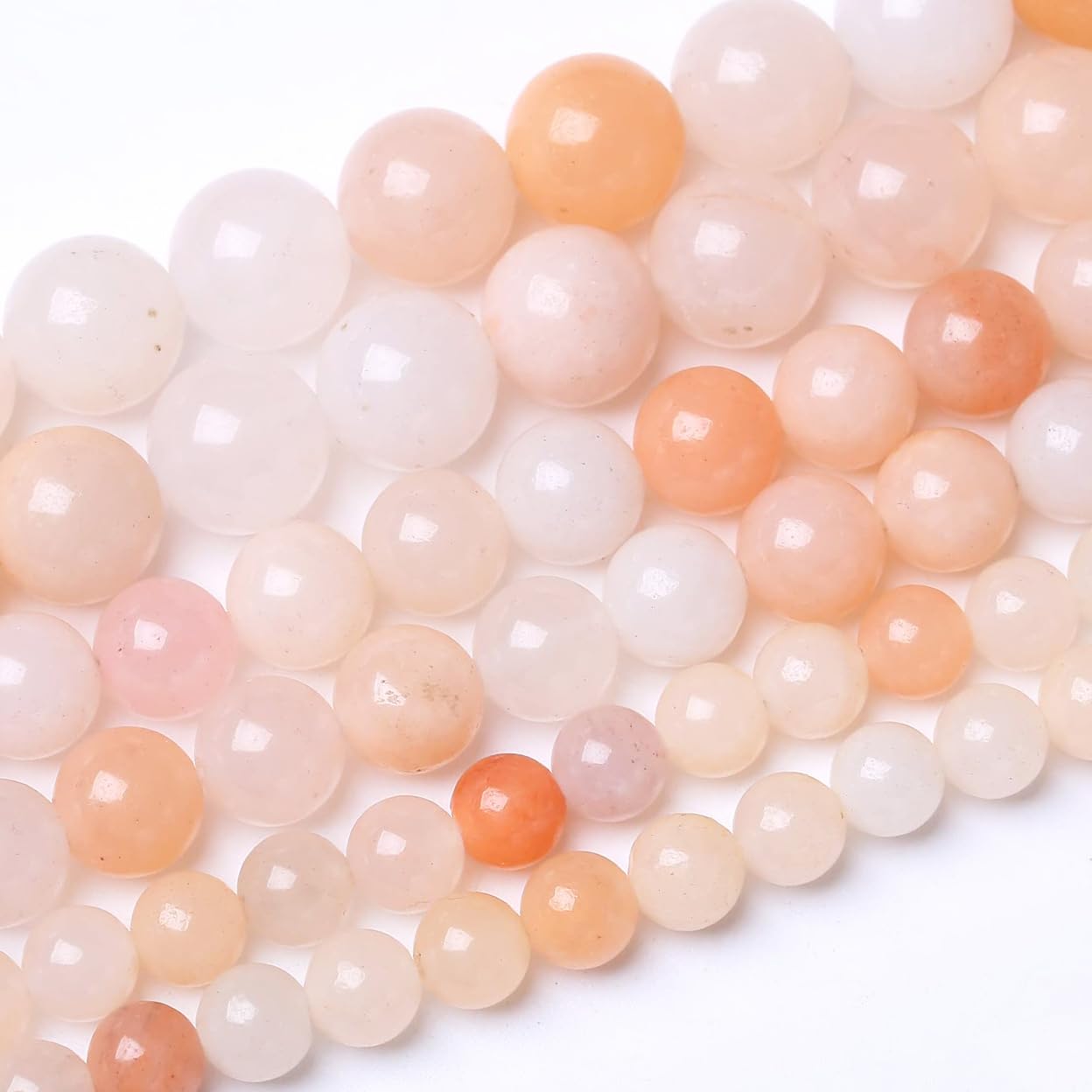 60PCS 6MM Natural Pink Aventurine Stone Beads Energy Healing Beads for DIY Jewelry Bracelet Necklace Making for Jewelry Making15Inch…