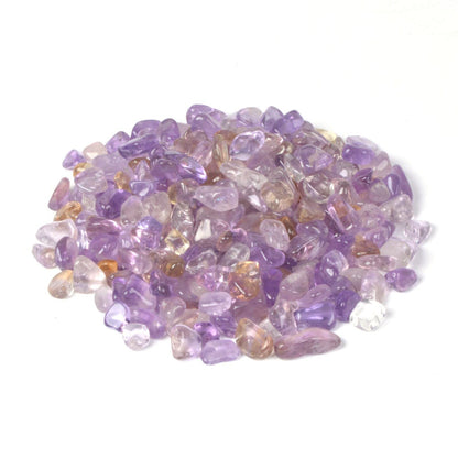 Natural Ametrine Polished Chips Crushed Tumbled Stone Crystal Healing Embellishments 100 grams