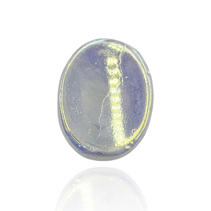 Angel Aura Quartz Thumb Worry Stones Metaphysical Gemstone Crystal Healing Reiki Men Women Gift FENG Shui Positive Energy Love Wellness Palm Stones Wicca Powerful