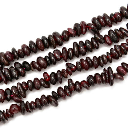 PLTbeads Gemstone Chips Natural Red Garnet 3-5mm Healing Crystals Waist Bracelets Necklace Kit Irregular Stone DIY Crafts Design Jewelry Making Approxi 32 inch